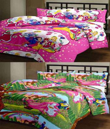 Comfort Home Polyester Single Printed Flat Bedsheet