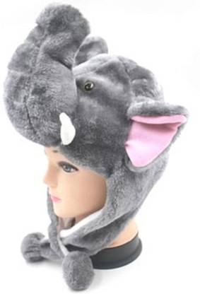 ZACHARIAS Plush Animal Cap Elephant