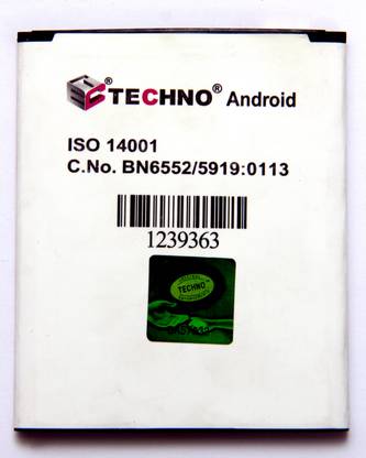 TECHNO Mobile Battery For  CELKON 1500 maH A112