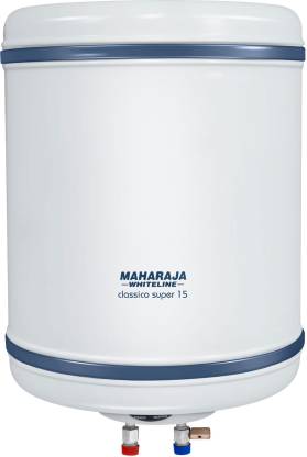 MAHARAJA WHITELINE 15 L Storage Water Geyser (Classico Super 15 (WH-131), White and Blue)