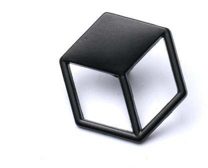 BLINGG 3D Cube Collar Pin Brooch