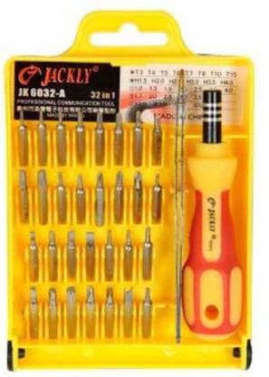 JACKLY 6032-A Ratchet Screwdriver Set