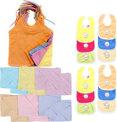 Pin to Pen Plain Cotton Jabla, Langot and Bib 12