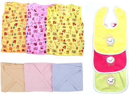 Pin to Pen Printed Cotton Jabla, Langot and Bib 3