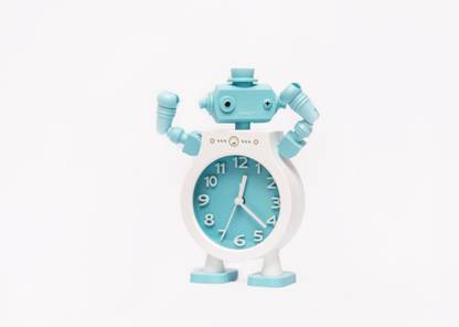 NOROC Robot clock Analog White Clock