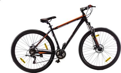 X Bicycle Smart 29 inches 21 Speed Mountain Bike For Adults Black & Orange 29 T (inch) Mountain/Hardtail Cycle