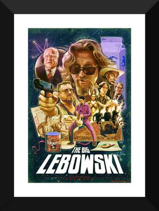Digital Art - The Big Lebowski - Hollywood Collection - Movie Poster Collection Paper Print
