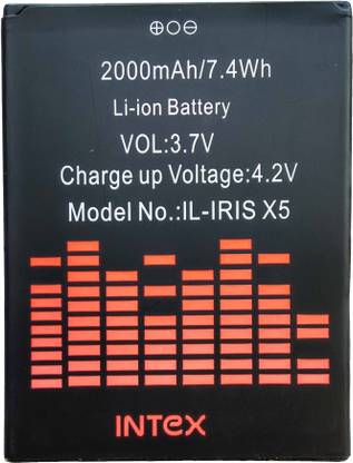 Intex Mobile Battery For  Lava Iris X5 Iris X5