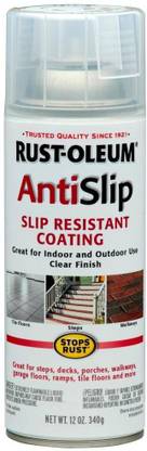 RUST-OLEUM Stops-Rust-AntiSlip-Slip-Resistant-Coating Clear Spray Paint 340 ml