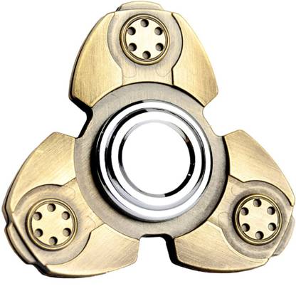 EMOB CKF Vintage Heavy Metal Fidget Hand Spinner Toy With Low-Friction Technology & Long Spinning Time