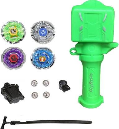 Assemble Imported Metal Beyblade Launcher Grip Set