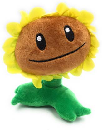 24x7 Plants Vs Zombies Soft Toy Sunflower - 9 Inches ~ Pillow ~ Plush Toy  - 9 inch