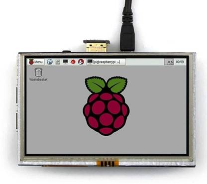 Robodo 5 inch LCD HDMI Touch Screen Display TFT LCD Panel Module 800*480 for Raspberry PI