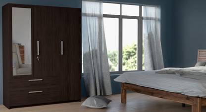 Urban Ladder Domenico Engineered Wood 3 Door Wardrobe