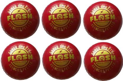 FLASH Poly Hard Cricket Rubber Ball