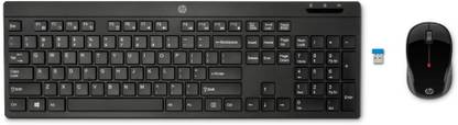HP 200 Mouse & Wireless Standard Laptop Keyboard Compatible with Desktop, Laptop, Mac