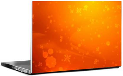 GIFTYINDIA Orange Colour Graphics Laptop Screen 15.6 Inch - Lenovo ThinkPad with Key Guard & Screen Protector Photowalk Paper Laptop Decal 14.1