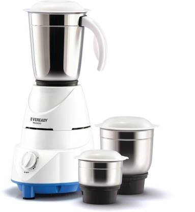 EVEREADY MG500i 500 W Mixer Grinder (3 Jars, White)