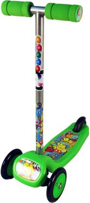 Toy House Lean to Steer Three wheel Skate scooter with removable Handlebar, Swiss design