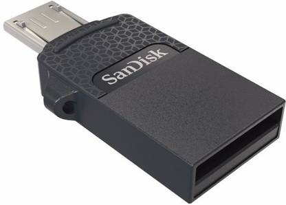 SanDisk SDDD1-032G-I35 32 GB OTG Drive Compatible with Tablet, Mobile USB 2.0 Plastic Case