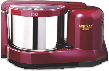Amirthaa SLEEK Table Top Wet Grinder (Wine Red) Wet Grinder