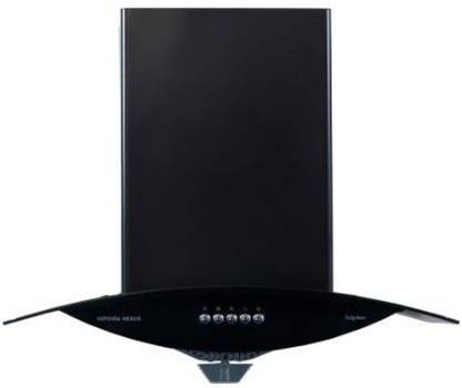 Kutchina 3rd Generation Dry Auto-Clean Nexus 60cm 1200m3/hr Chimney Auto Clean Wall Mounted Black 1200 CMH Chimney