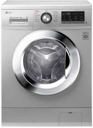 LG 8/5 kg Washer with Dryer Ready to Wear Clothes Silver
