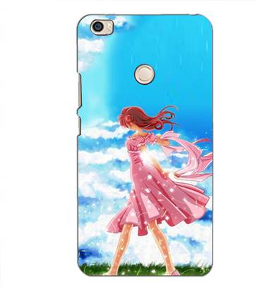 Bluethroat Back Cover for Mi Max 2 Bluethroat animated cute girl adm-iering nature Back Case Cover for Xiaom-ie m-ie Max 2