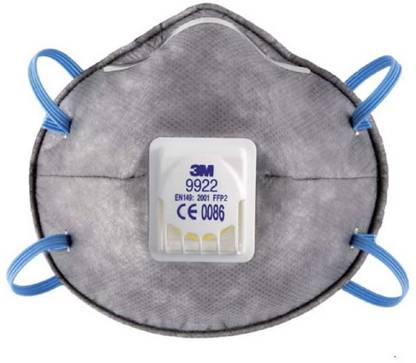 3M N95 Pollution Mask with carbon filter 9922 N95