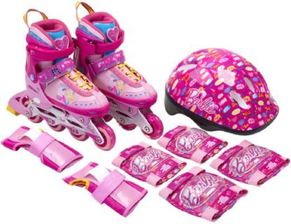 BARBIE SKATES COMBO SET Skates & Skateboard