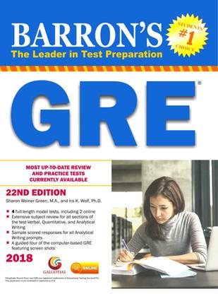 Barrons GRE 22nd edition