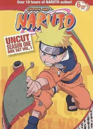 NARUTO UNCUT SEASON 1 BOX SET VOL 1