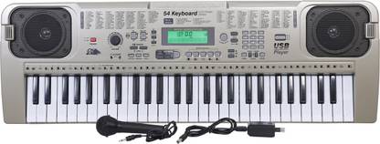 BESTON BN-01 54-Keys Piano with USB MP3 Play Function & LCD Display Analog Portable Keyboard