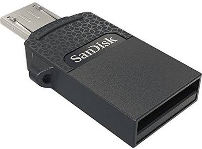 SanDisk OTG Dual Drive 16 GB Pen Drive Compatible with Desktop Computer, Tablet, Mobile, Television, Laptop USB 2.0 Plastic Case