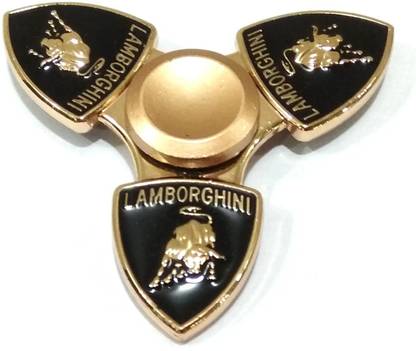 SANYAL High Quality Metal Fidget Spinners Golden Black Coloure (Lamborghini Style)