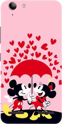 OBOkart Back Cover for Lenovo Vibe K5 Plus, Lenovo A6020a46, Lenovo A6020a40, Lenovo Lemon 3, Lenovo Vibe K5 Note LnvoVibeK5 m-ieckey and m-iennie mouse cartoon 3D D10566