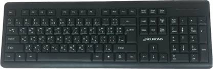 GNEURONS ML-01 Wired USB Standard Multi-device Keyboard Compatible with Desktop, Laptop, Mac