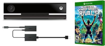 MICROSOFT Xbox One Kinect Sensor with Kinect Sports Rivals Game + Adapter  Motion Controller