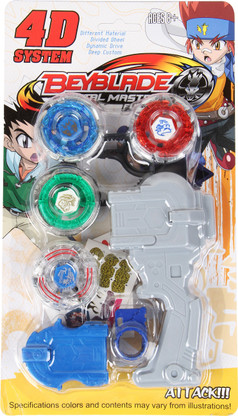 Toyvala Beyblade With Metal Fury 4D