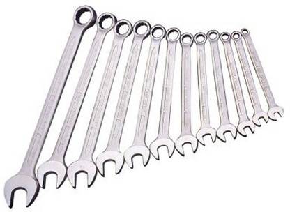 Gauba Traders New 12PC COMBINATION WRENCH RING SPANNER SET 6MM - 22MM Double Sided Combination Wrench