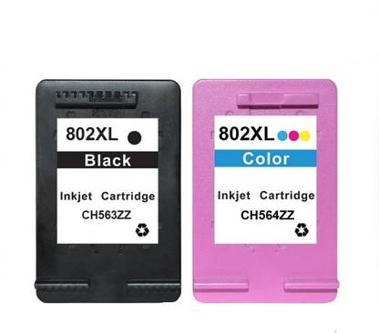 flowjet deskjet 1050 printer cartridges,802 black and color xl Tri-Color Ink Cartridge