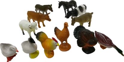 Boing 12 PCS FARM ANIMALS