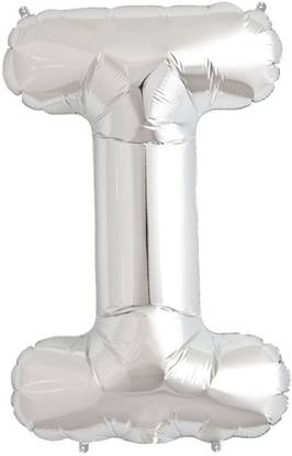 SHOP ONLINE Solid I Letter Foil Balloons Balloon