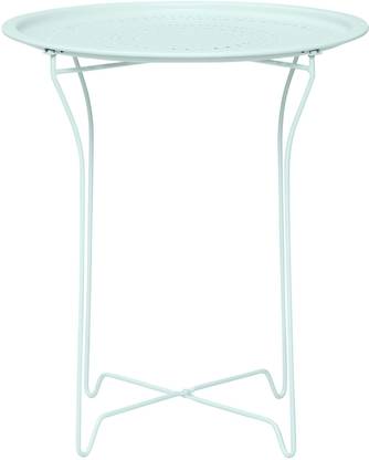 Häuser Bordeaux Side Table in Mint Metal Outdoor Table