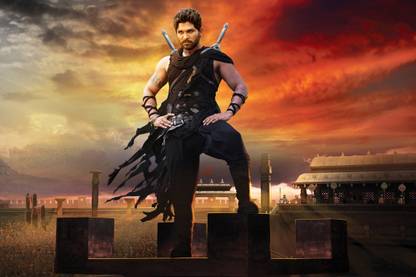 Allu arjun gona ganna reddy rudramadevi wide Poster Paper Print  (18 inch X 12 inch, Rolled) Paper Print