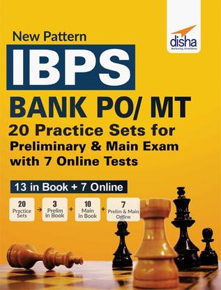 New Pattern Ibps Bank Po/Mt 20 Practice Sets for Preliminary & Main Exam with 7 Online Tests  - 13 in Book Plus 7 Online Included