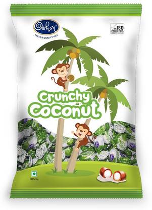 Oshon CRUNCHY_COCONUT_500_POUCH CRUNCHY_COCONUT_500_POUCH Candy
