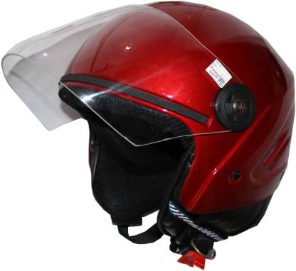 Premier Open Face ISI Mark Solid Plastic Motorbike Helmet
