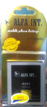 ALFA INT Mobile Battery For  A093 ALFA Best Quality Battery