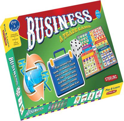Sterling TRADE GAME Money & Assets Board Game